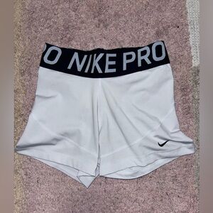 White Nike Pros